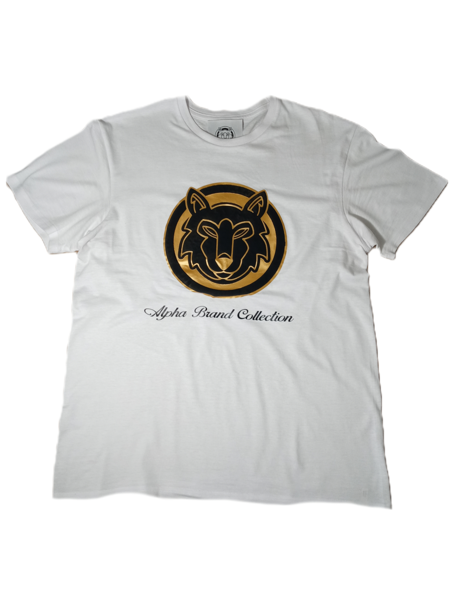 Alpha Brand Collection: Gold-Black Puffy logo