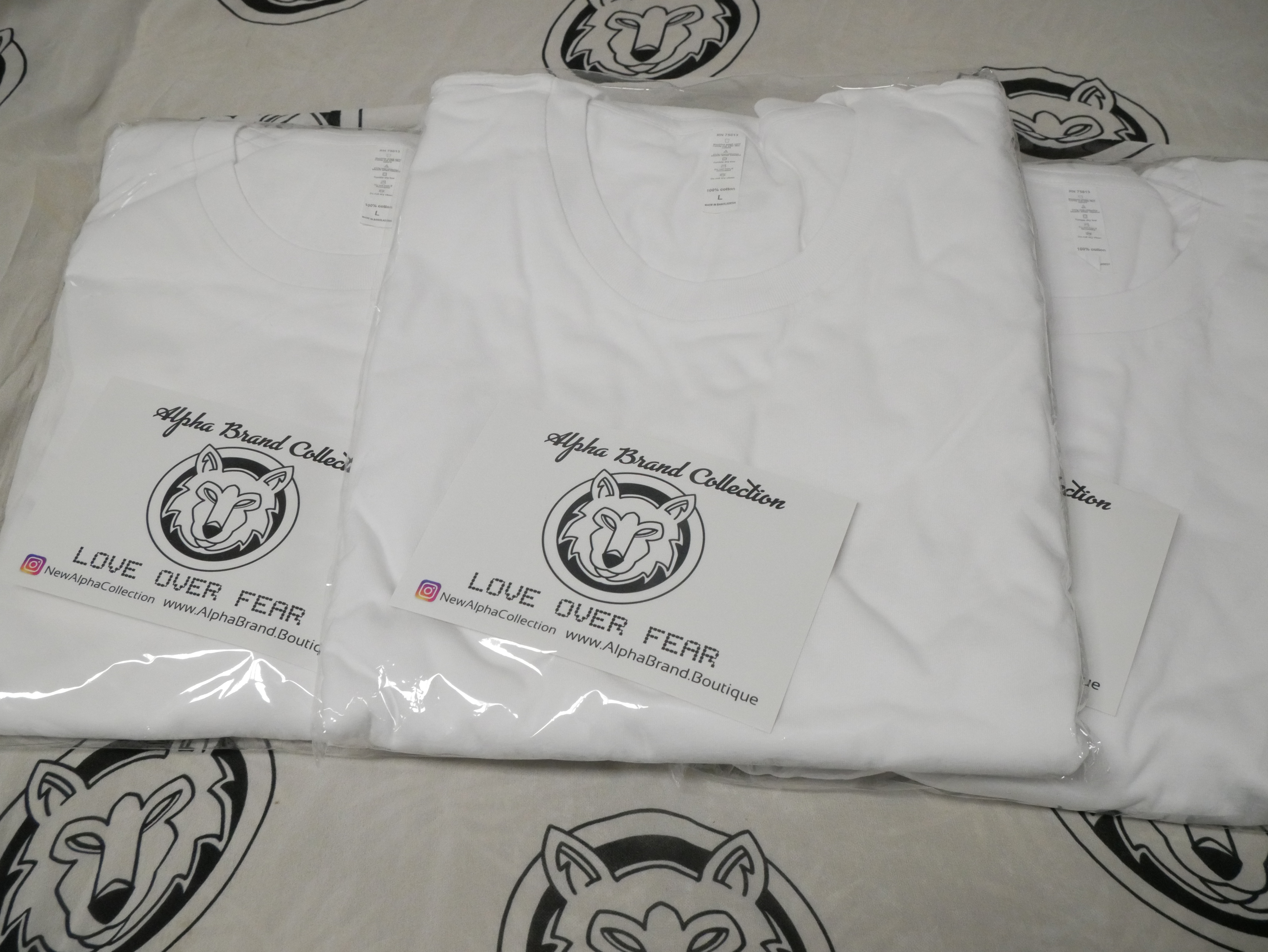 Alpha Brand Boutique: 3 Pack Premium White T-Shirts